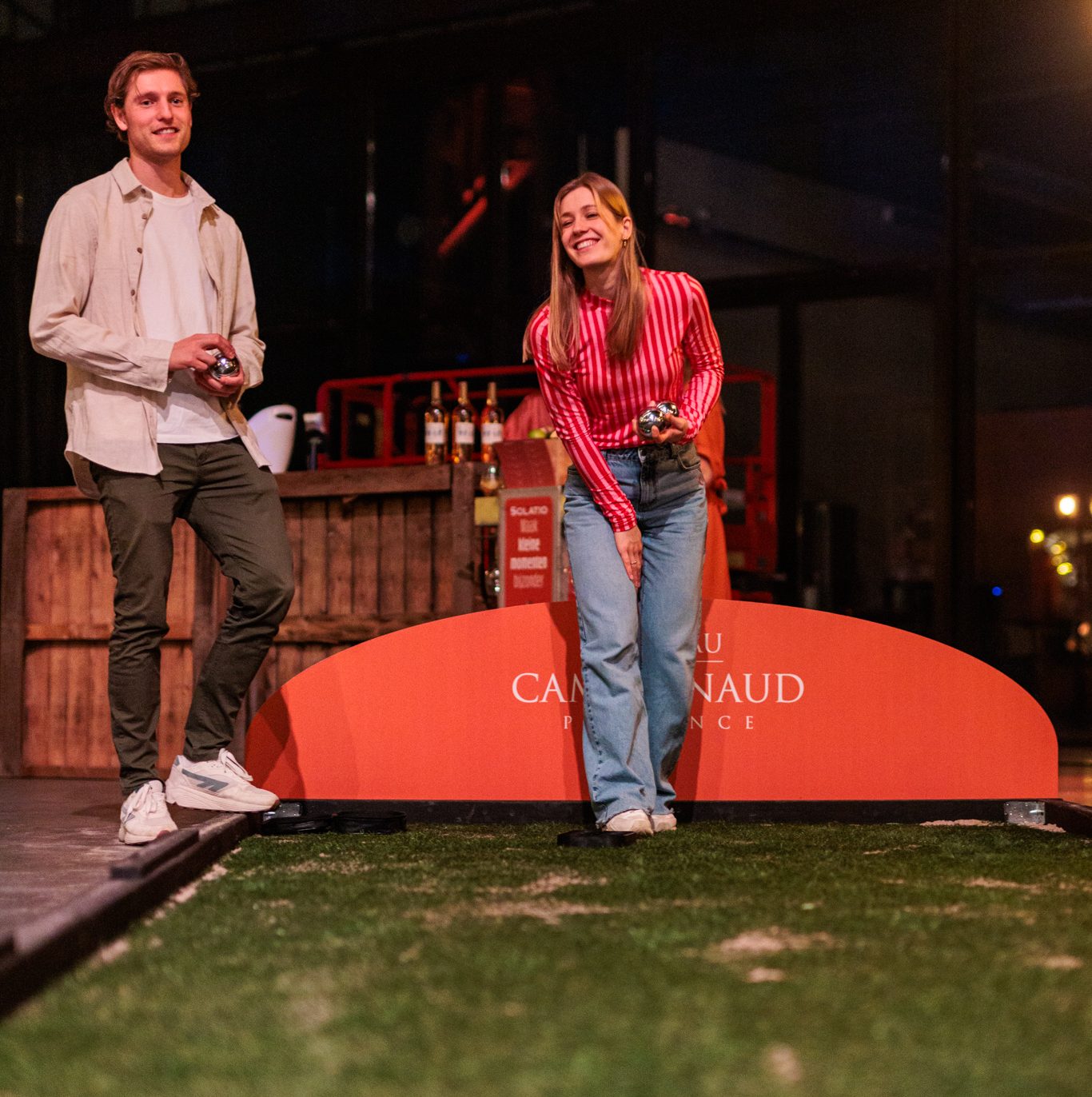 Petanque op het festival